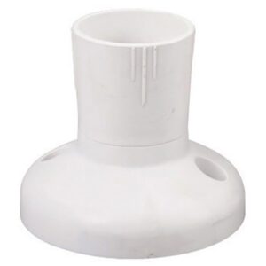 TradeSave Batten Lamp Holder, White, Small Base - TSBHO