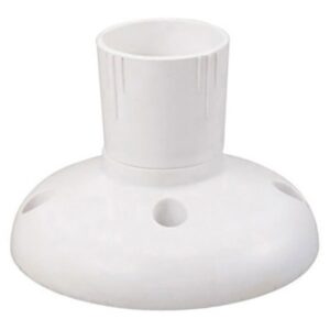 TradeSave Batten Lamp Holder, White, Large Base - TSBHO/L