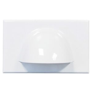 TradeSave Wall Plate, Bull Nose, White - TSBNP1