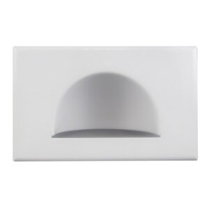 TradeSave Wall Plate, Bull Nose, White, Reversed - TSBNP1/R