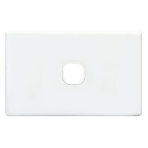 TradeSave Switch Plate Only, No Mechs, 1 Gang with Cover - TSESW1/P