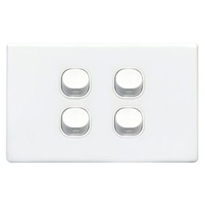 TradeSave Switch Horizontal, 16A, Two Way, 4 Gang - TSESW4