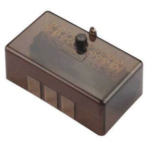 TradeSave Neutral Link, 10 Hole, Black with Cover - TSNL10
