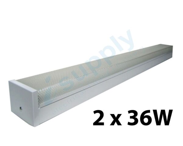 2 x 18W LED Diffused Batten Double 4ft T8