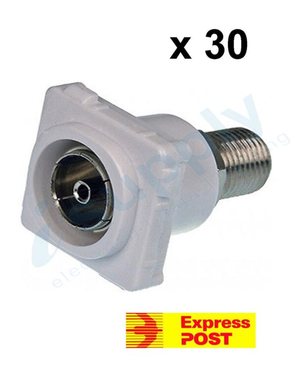 30 X CLIPSAL Compatible Outlet Mech Insert Mechanism TV Antenna TVC EXPRESS POST