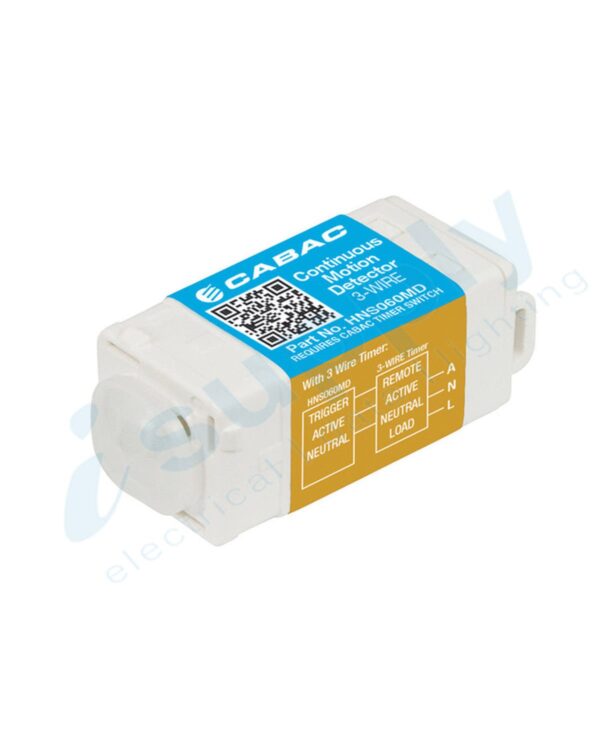 CLIPSAL Compatible CABAC CONTINUOUS MOTION DETECTOR 3 WIRE 230V HNS060MD - Image 2