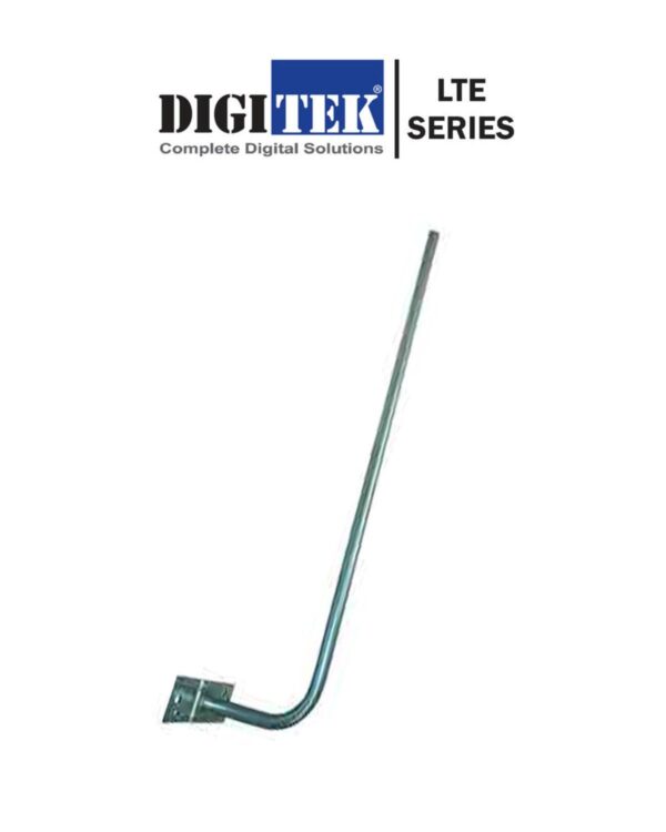 Digitek Curved Facia Bracket 1.5m x 25mm (1.2mmWall) Galvanised 14BCFB15LGal