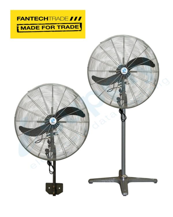 FANTECH 630mm dia 3speed oscillating Pedestal fan PSET634-03SP