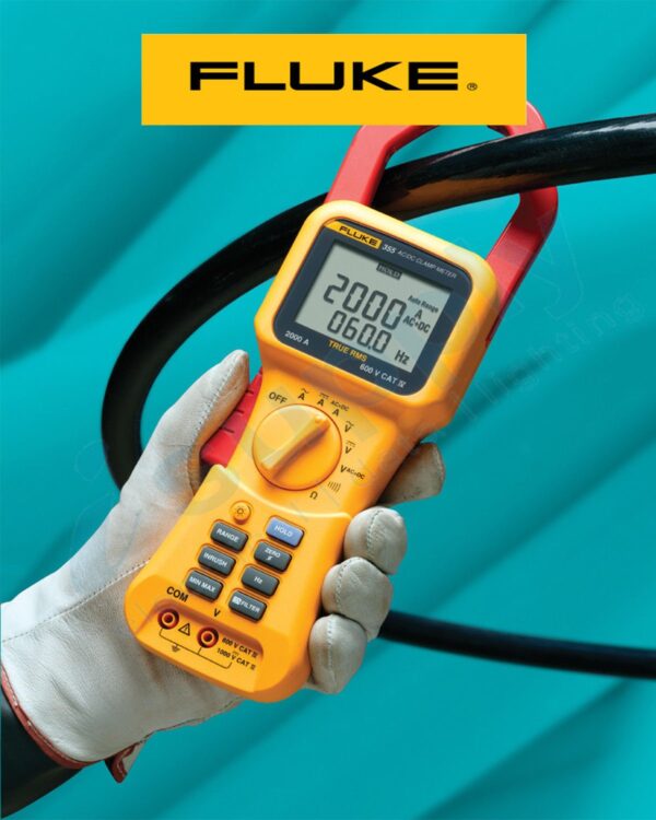 Fluke CLAMP METER, AC/DC TRMS 2000A AMPS ONLY FLU353 - Image 3