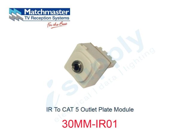 MATCHMASTER IR To CAT 5 Outlet Plate Module 30MM-IR01