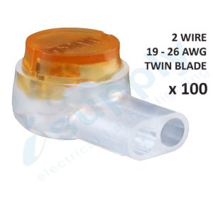 UY2 Twin Blade 2 Wire Scotchlok Scotch Lock Gel Filled Splice Crimp Connector