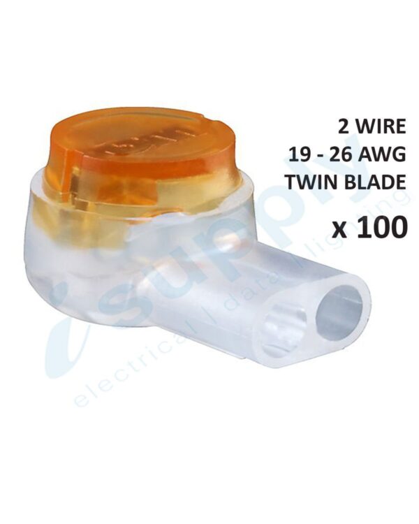UY2 Twin Blade 2 Wire Scotchlok Scotch Lock Gel Filled Splice Crimp Connector