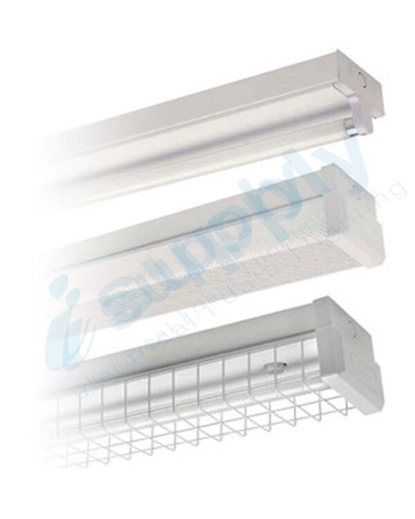 2 x 18W LED Batten with Wire Guard 4ft T8 - Image 4