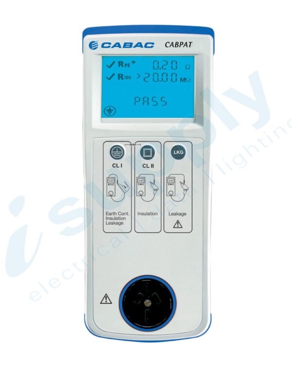 CABAC BATTERY POWERED APPLIANCE TESTER CABPAT