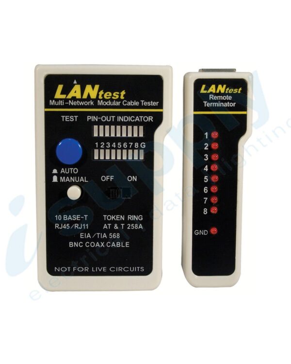 CABAC LAN TESTER 10BASET 10BASE2 BNC/RJ 35RJTST8 - Image 3