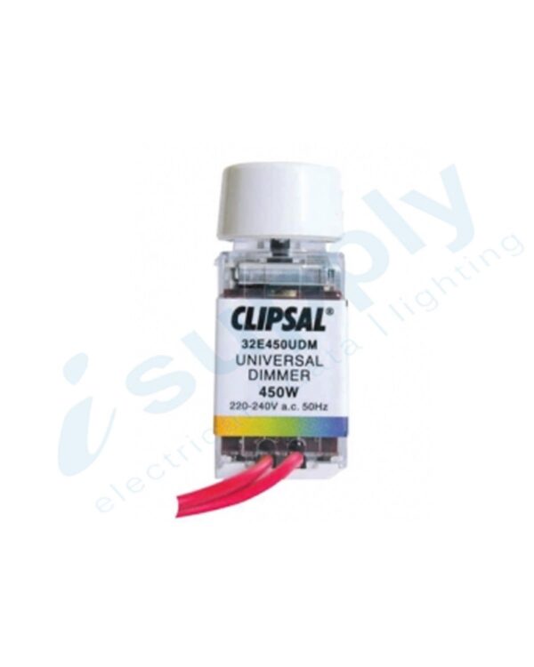 Clipsal Light Dimmer, Universal, 450VA, Series 30, Series 32E450UDM - Image 3
