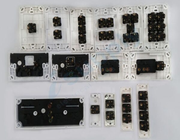 DEXTON Triple Light Switch 3 Gang + Weatherproof Box Lock Clear Lid - Image 3