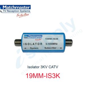 MATCHMASTER Isolator 3KV CATV – 19MM-IS3K