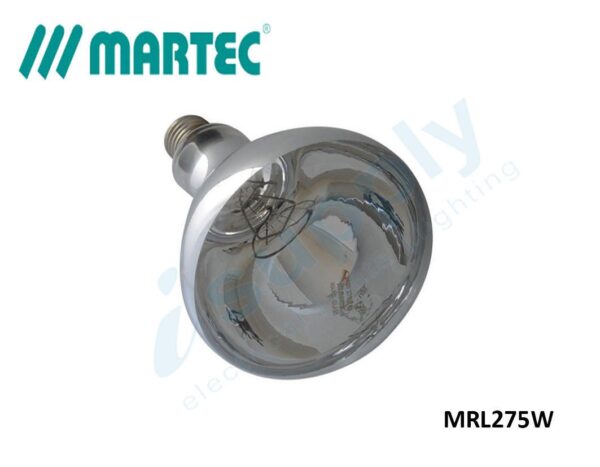 Martec Replacement Bathroom Heater 275w E27 Heat Lamp MRL275W - Image 2