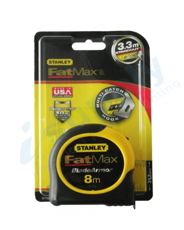 Stanley FatMax® Blade Amor™ 8m Tape Measure 33-732 - Image 3