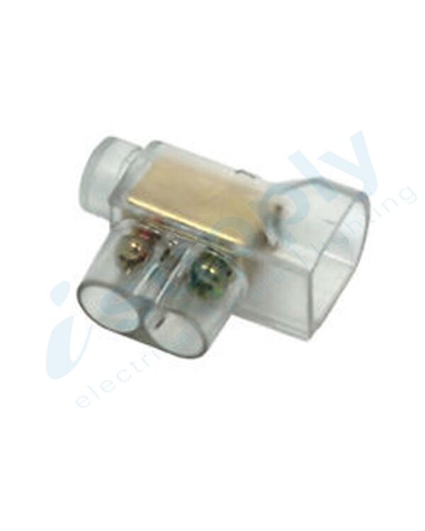 100 x CLEAR DOUBLE CABLE CONNECTORS - Image 3