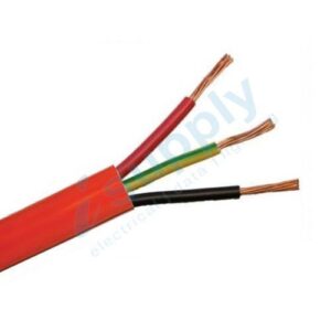 10 mtre x 4mm 2 Core and Earth Orange Circular BUY BUY PER 10 METRE!!!