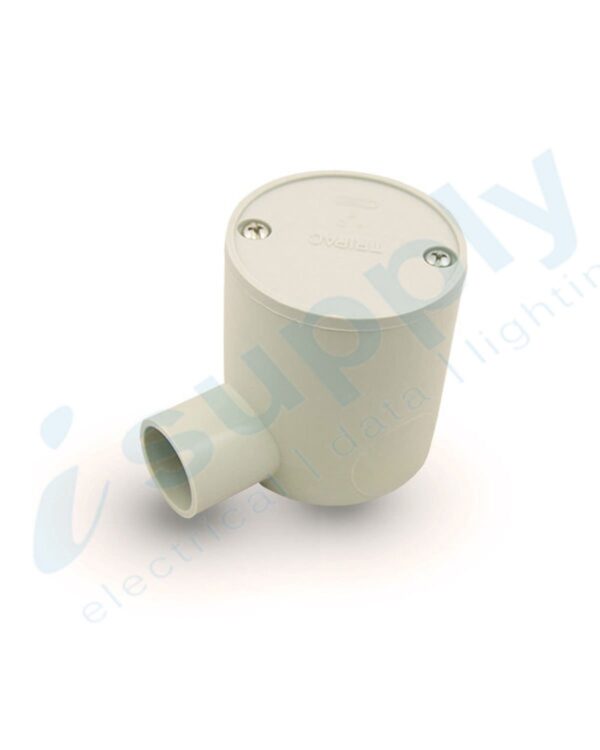 10 x 25mm 1 Way Deep Junction Box Round Conduit