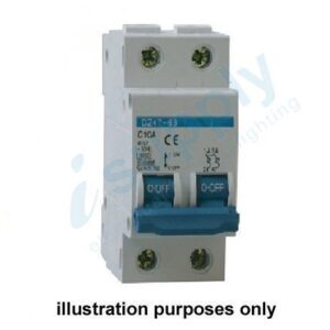 63A Circuit Breaker 2 Pole 6kA MCB