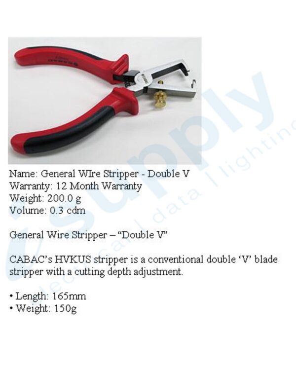 CABAC GENERAL WIRE STRIPPER - DOUBLE V HVKUS - Image 3