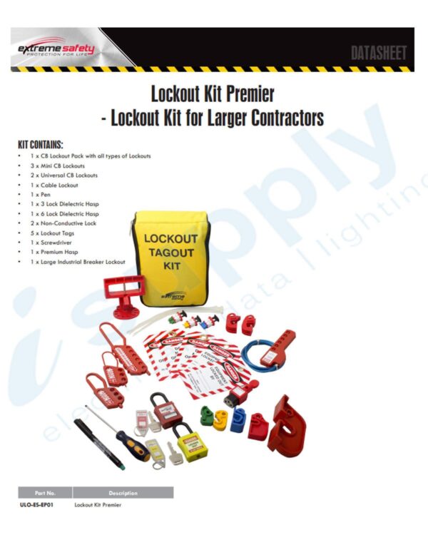 CABAC LOCKOUT KIT - PREMIER ULO-ES-EP01
