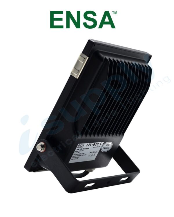 ENSA Commercial 20W 3000K LED Flood Light LFL-B20-W - Image 3