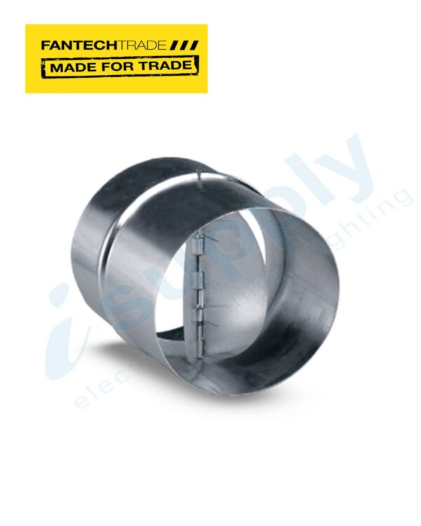 FANTECH In-line back draft damper 125mm RSK125 - Image 2