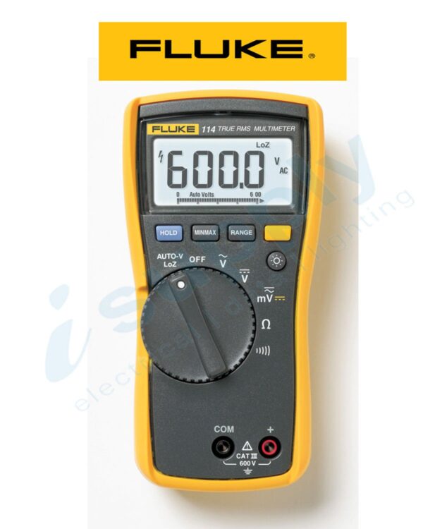 Fluke MULTIMETER 600V TRUE-RMS BACKLIGHT FLU114