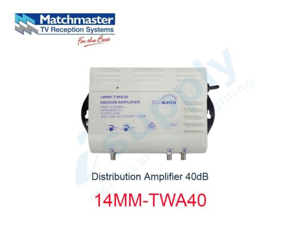 MATCHMASTER Distribution Amplifier 40dB – 14MM-TWA40