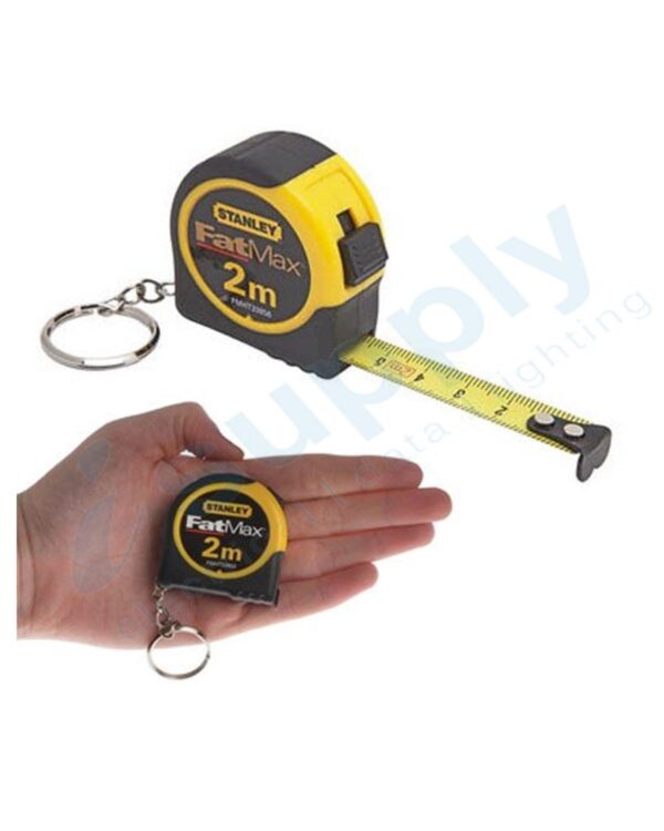 Stanley Fatmax 2m Tape Measure Key Chain Keyring FMHT1-33856 1-33-856 - Image 2