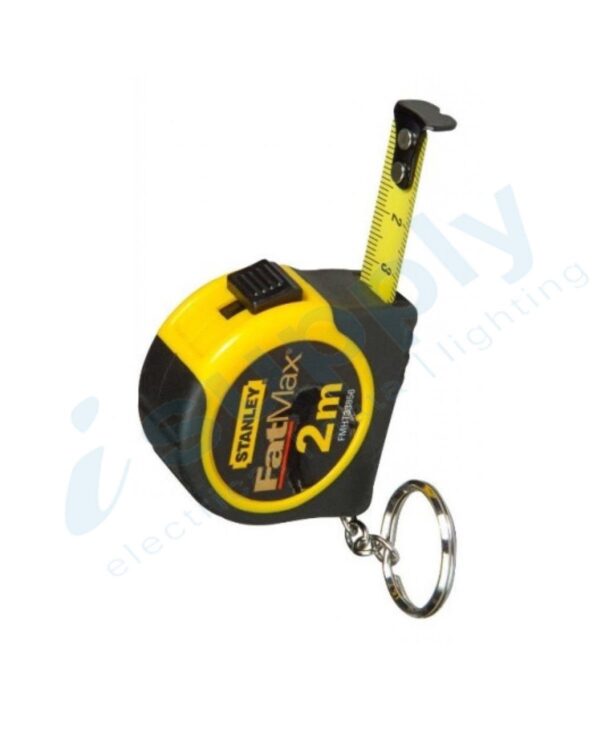 Stanley Fatmax 2m Tape Measure Key Chain Keyring FMHT1-33856 1-33-856 - Image 3