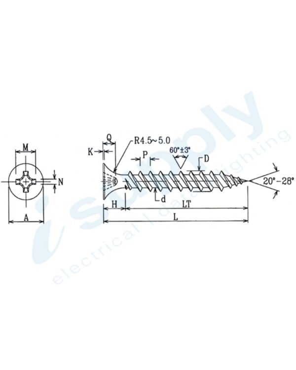100 x SCREW BUGLE HD N/P 7G x 20mm BHP720 - Image 3