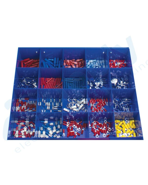 CABAC Assorted Terminal Kit & Budget Crimp Tool KTB BOX WITH KTC1 KTB-T3 - Image 4