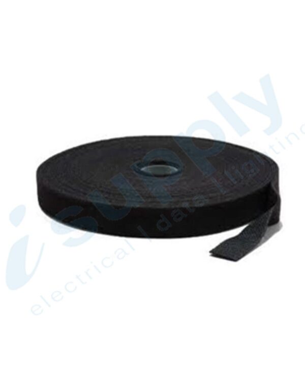 CABAC PRO CABLE TIE 12MM 2 X 25M ROLL BLACK VT12BK/50M