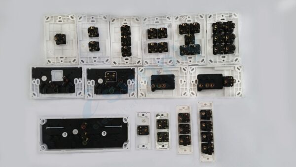 DEXTON 4 Gang Slim 5mm Quad Light Switch White DXSW4 - Image 3