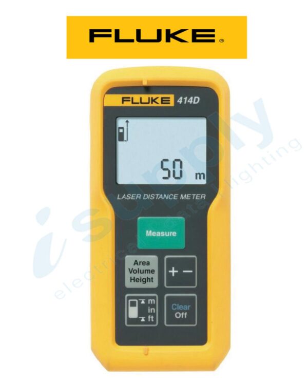 Fluke LASER DISTANCE METER, 50m MAX 2 LINE DISPLAY, IP40 FLU414D