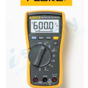 Fluke MULTIMETER 600V TRUE-RMS 10A CONT, BACKLIGHT FLU115