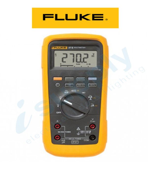 Fluke RUGGED IP67 INDUSTRIAL DMM 1000V 10A AC/DC FLU27II