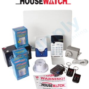 HOUSEWATCH CROW 8 ZONE DELUXE ALARM KIT WITH DIALLER 20-124