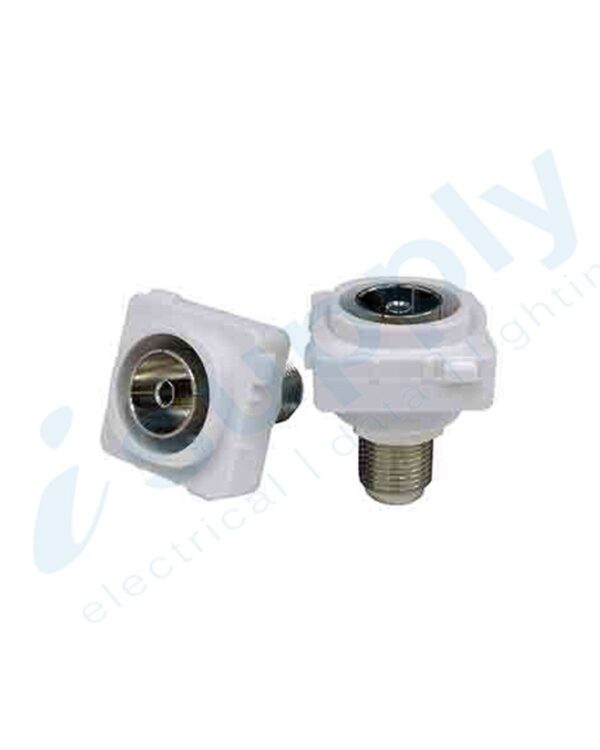 MATCHMASTER IEC (PAL) Female To 'F' Female Wall Plate Insert 20 PCK 05MM-WA11P