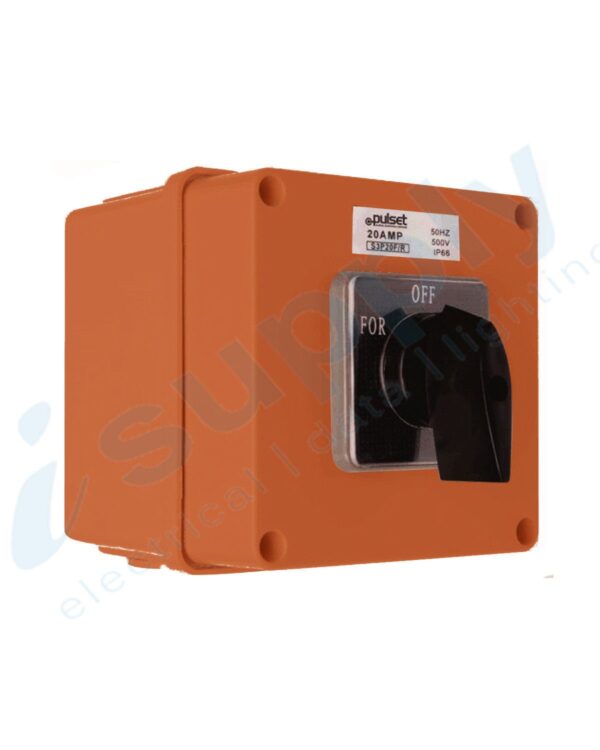 PULSET 3 Phase Square Forward/Reverse Switch Resistive Orange IP/S3P20F/R/RO