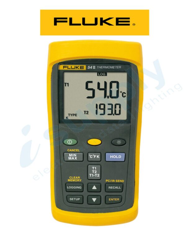Fluke THERMOMETER DUAL INPUT PC INTERFACE FLU54-2