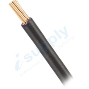 10 x 10mm Black Building Wire Electrical Cable BUY PER METRE !!!