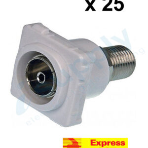 25 X CLIPSAL Compatible Outlet Mech Insert Mechanism TV Antenna TVC EXPRESS POST