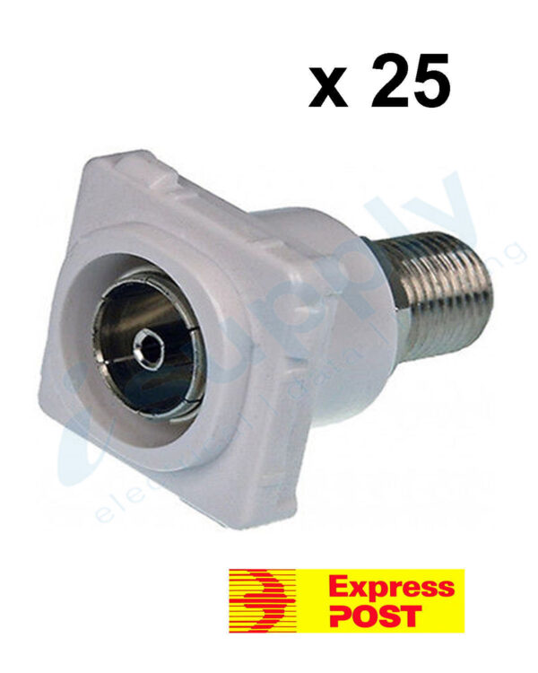25 X CLIPSAL Compatible Outlet Mech Insert Mechanism TV Antenna TVC EXPRESS POST